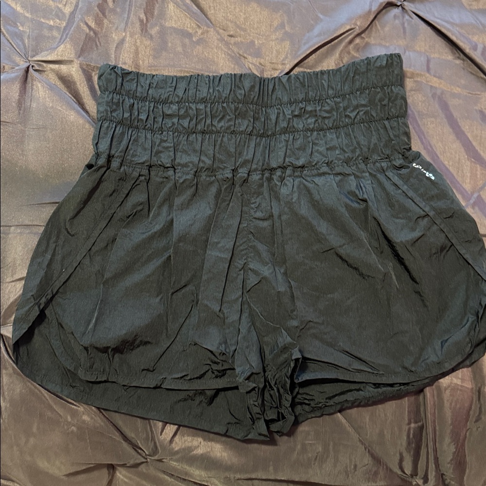 Free People Black High-Waisted Shorts AM